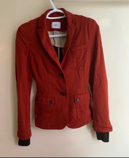 Woman Red Blazer ( Size:38)