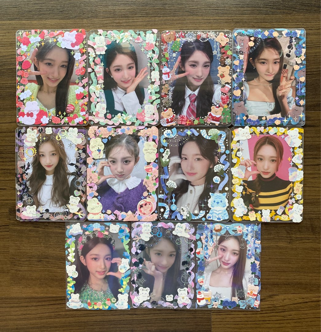 [WTS/Customs] Decorated Toploaders Kpop stickers floro studio pomsil pc