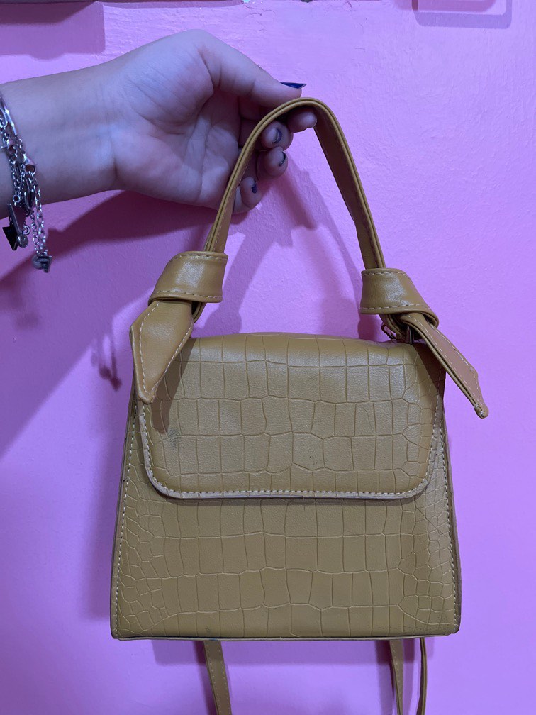 Yellow Bag, Women's Fashion, Bags & Wallets, Crossbody Bags on Carousell