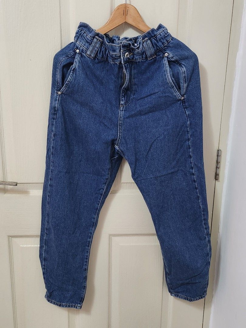 Zara Baggy Jeans, Women's Fashion, Bottoms, Jeans & Leggings on Carousell