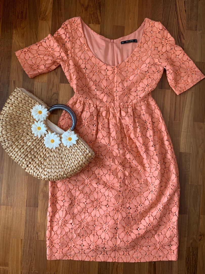 Lace dress pastel color store