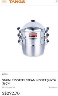 Zebra stainless steel steam pot 36cm