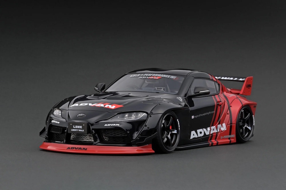 1/18 IG LB-WORKS TOYOTA SUPRA (A90) Black/Red (IG2650), 興趣及遊戲, 玩具 & 遊戲類 ...