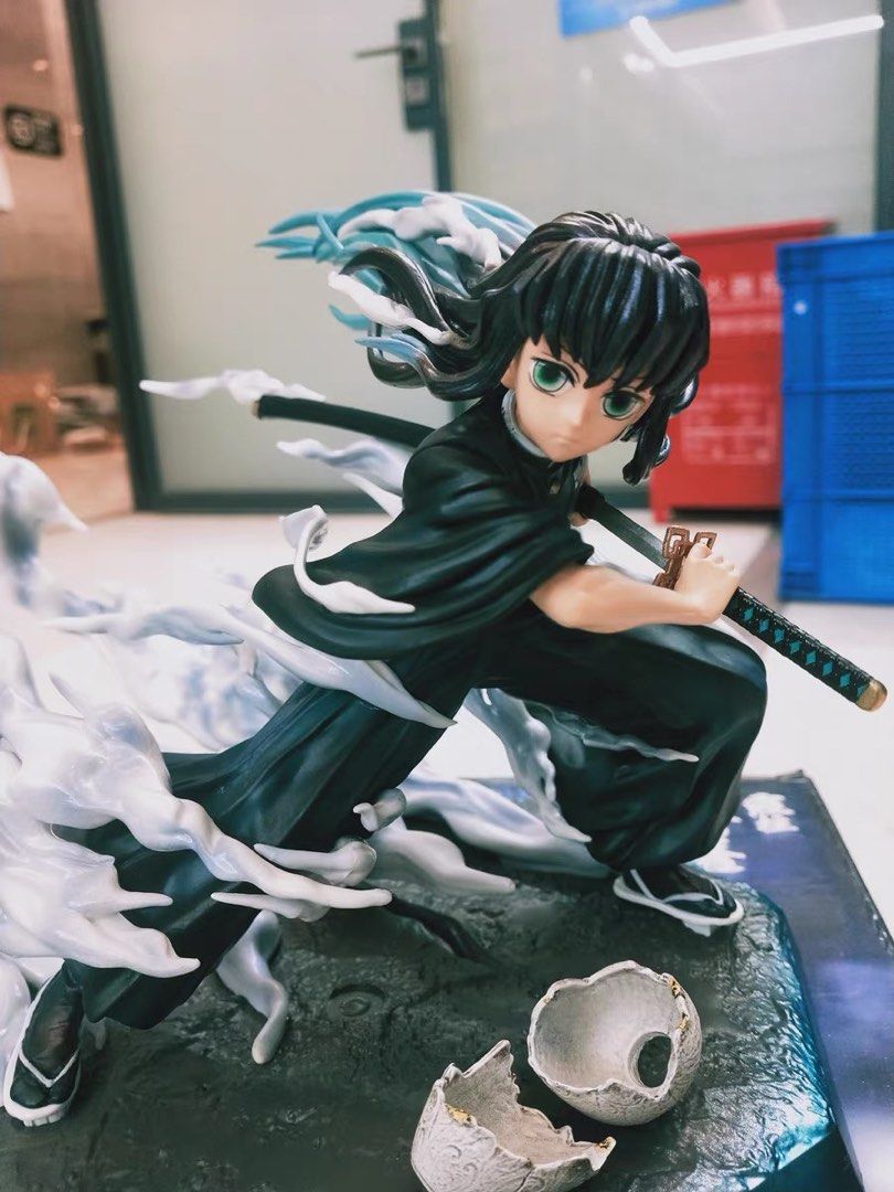 Figura Anime Muichiro Tokito - Mist Hashira Da 13 Cm In PVC - Action Figure Di Demon Slayer Per Collezionisti, Decorazione Da Scrivania, Regalo Per Fan