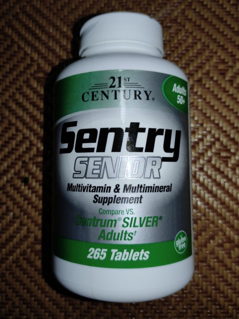 21st Century Sentry Senior Multivitamin Supplement (Once a day 265