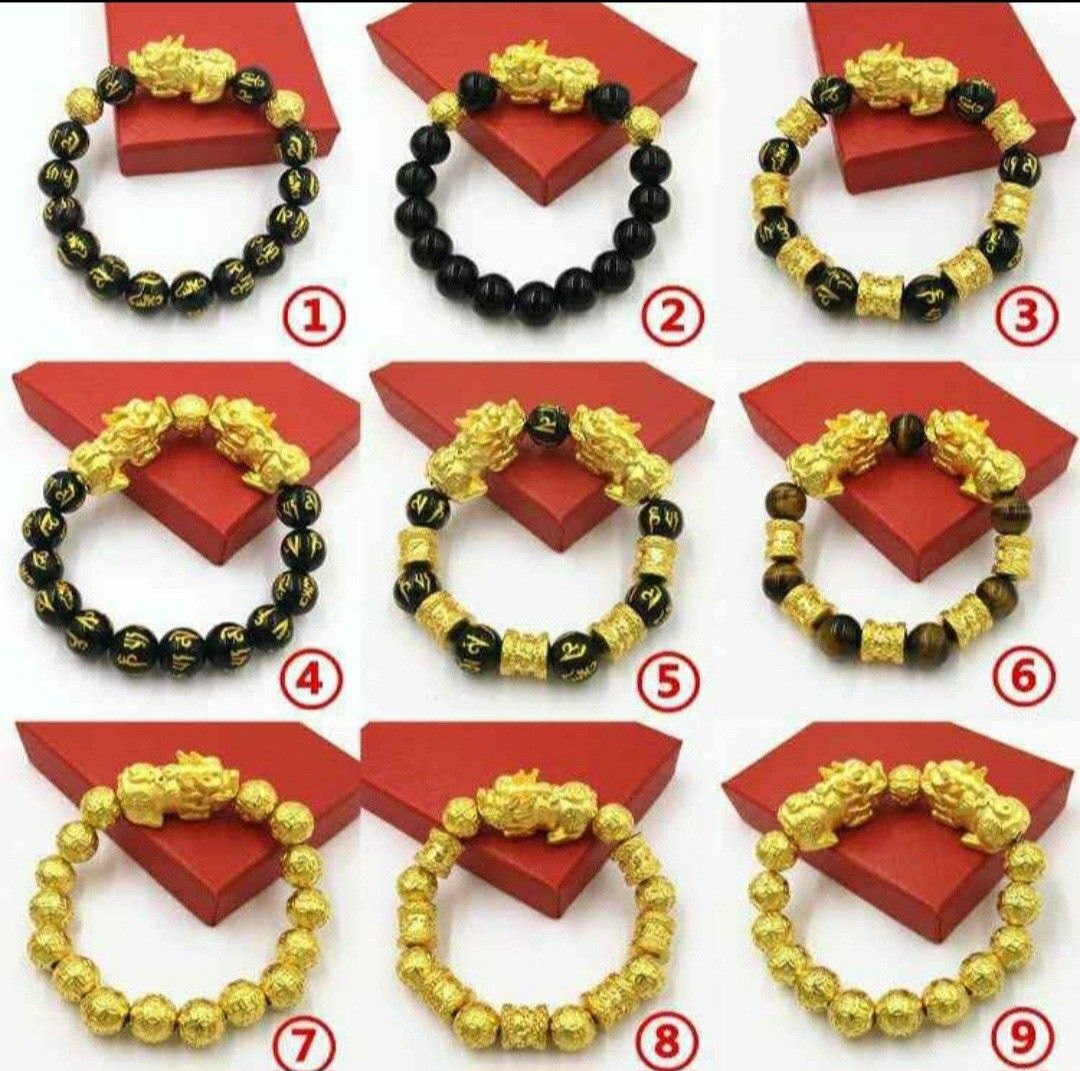 Pixiu gold bracelet poh kong top