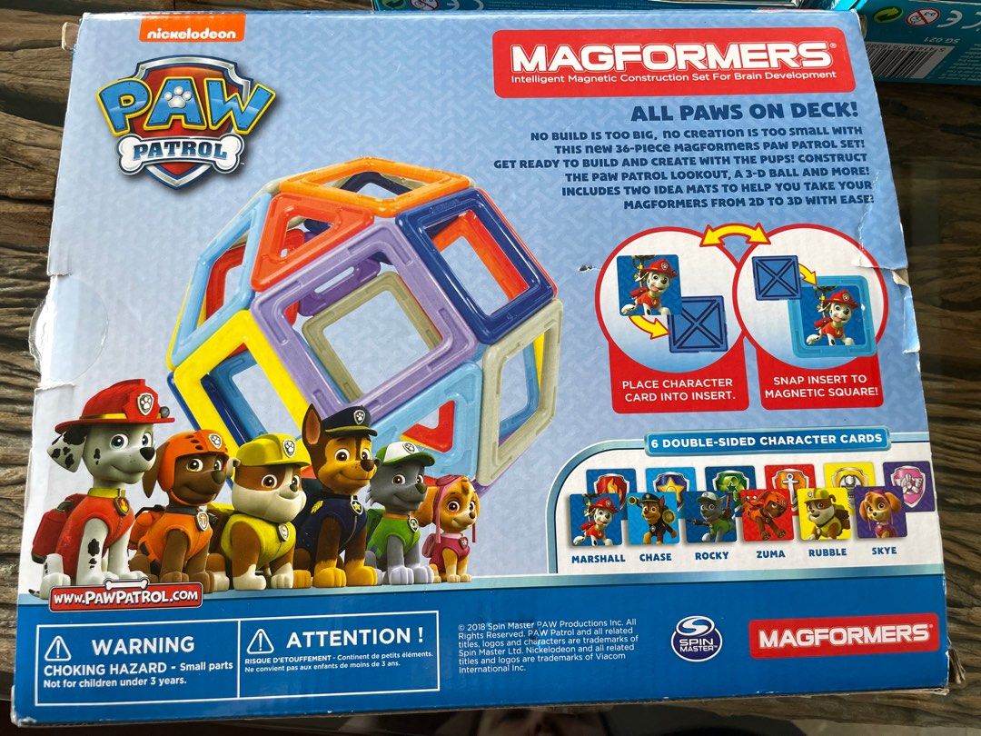 paw patrol magformers