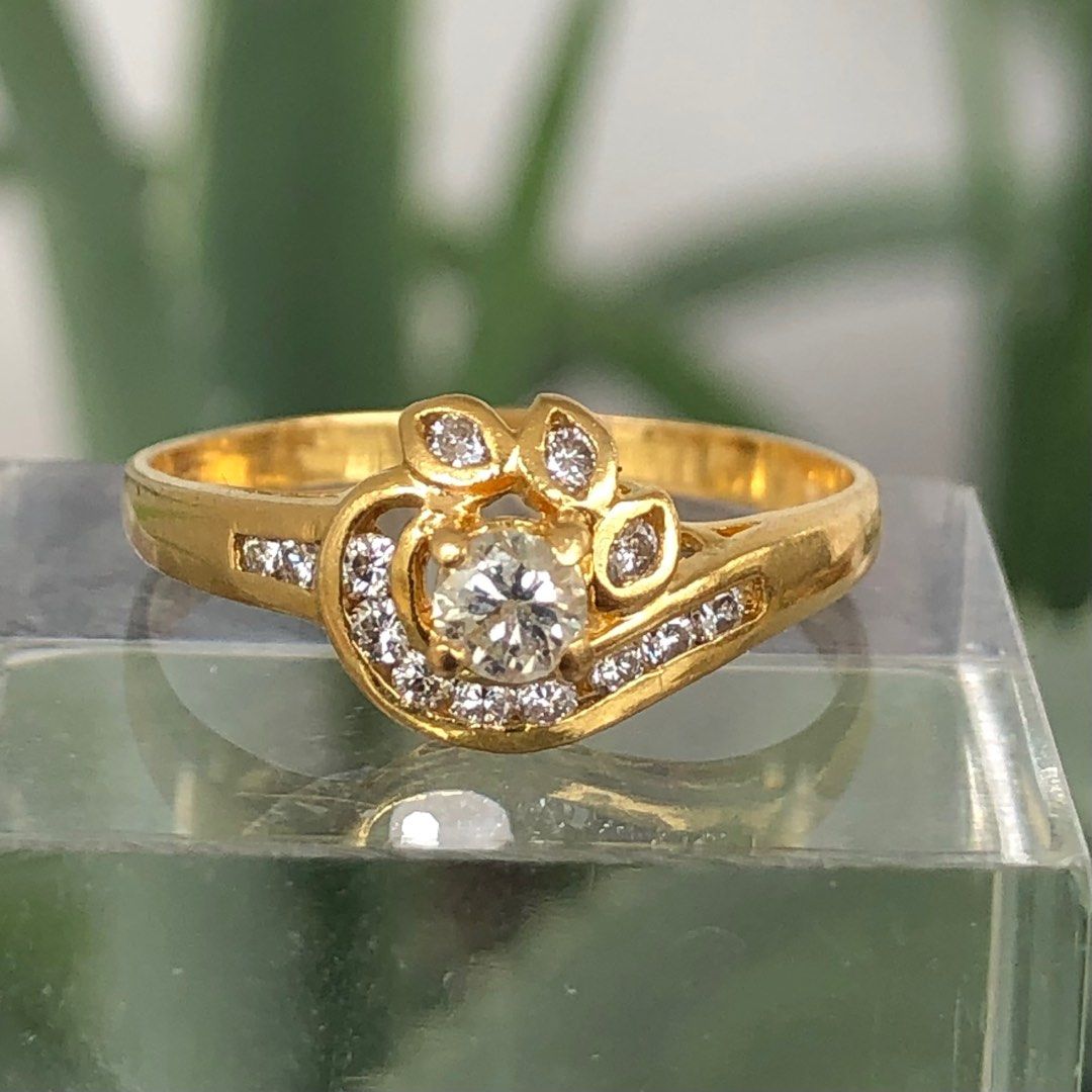 Yellow gold hotsell ladies rings
