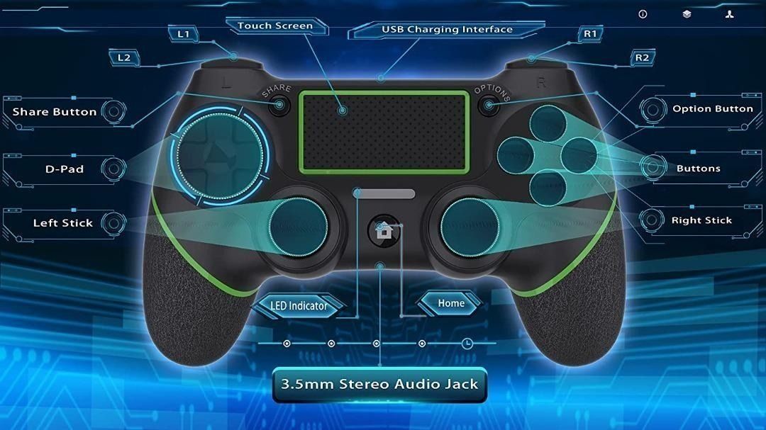 * [B971] * Controller for Plays4/Pro/Slim Wireless Bluetooth Controller ...