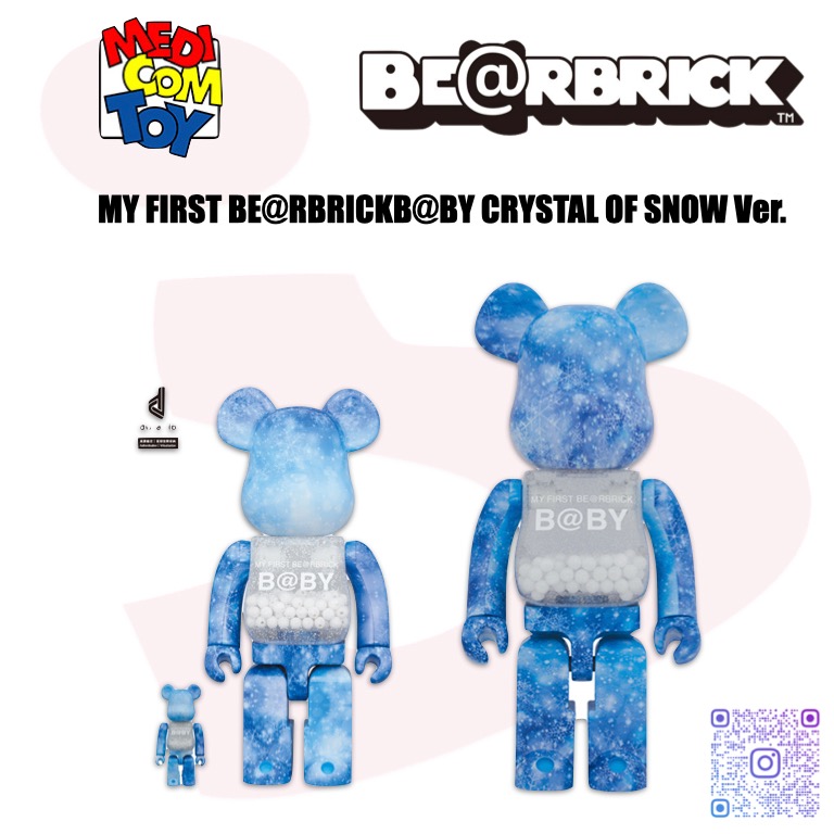 2022モデル MY FIRST BE@RBRICK B@BY CRYSTAL OF SNOW asakusa.sub.jp