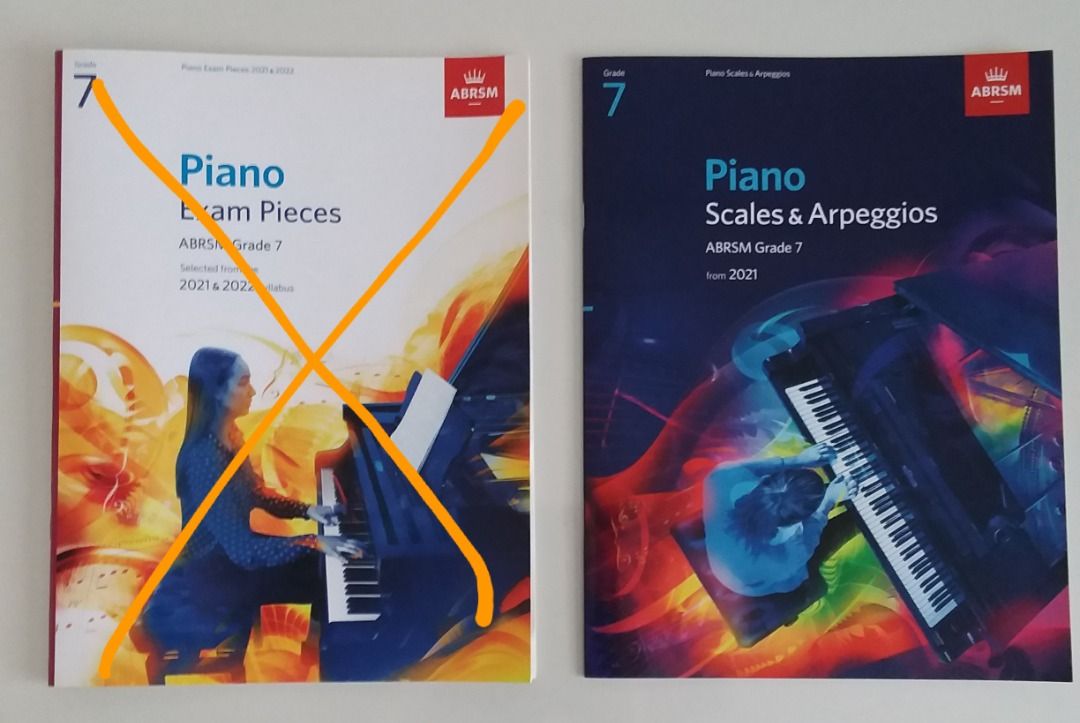 Abrsm grade 7 (NEW version from 2021) piano scales arpeggios, Hobbies