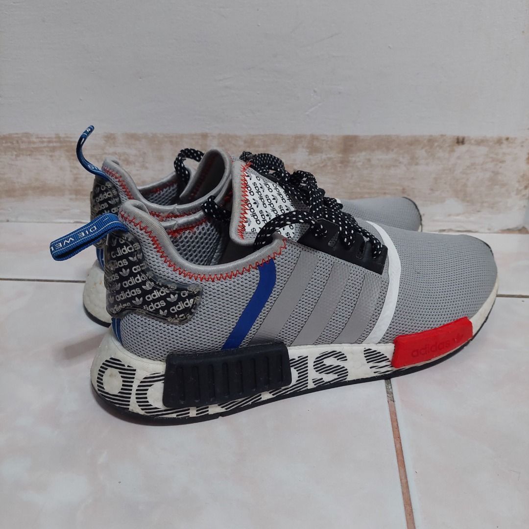 Originals nmd r1  men's grey/black/royal transmission pack store