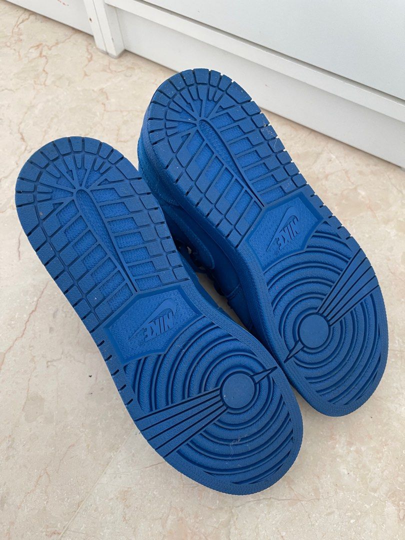 Nike air jordan 1 shop retro high blue suede