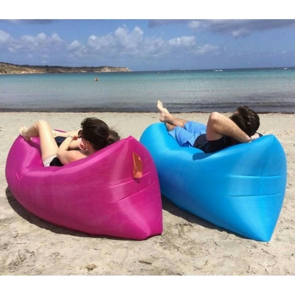 Blow up seats for beach top