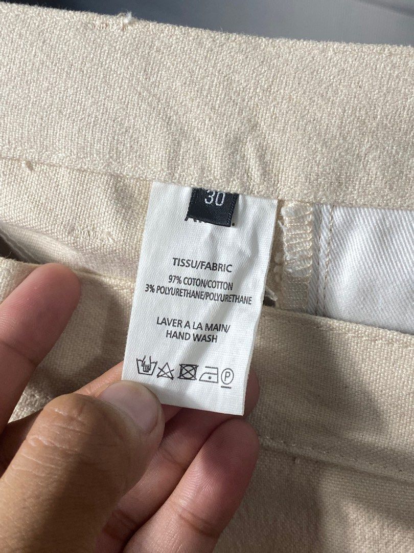 APC - Kanye West Cream Jeans, Men's Fashion, Bottoms, Jeans on Carousell