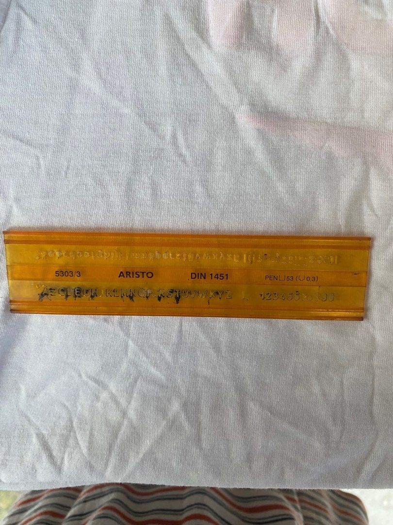 Aristo lettering guide 3mm (Category: Craft Supplies & Tools) located in Angeles City. Submitted by __vnsp (Listing ID 1212817959, Image 3). Description: .