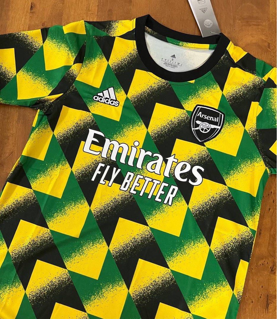 Arsenal X Jamaica Training Kit 2023, Men's Fashion, Activewear on Carousell