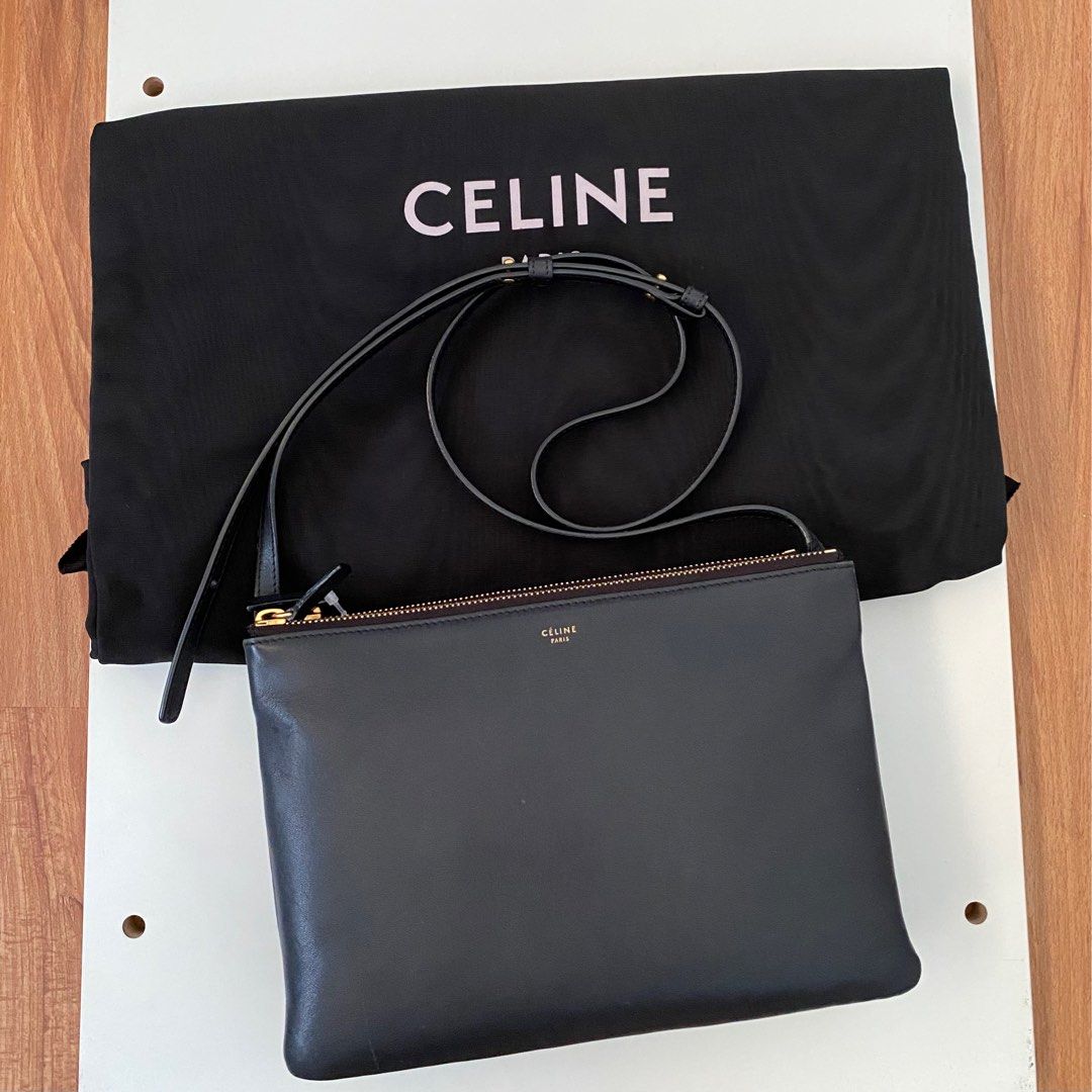 CELINE MINI BUCKET CUIR TRIOMPHE BAG, Luxury, Bags & Wallets on Carousell