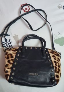 Authentic Guess Vitage Leather Crossbody Bag