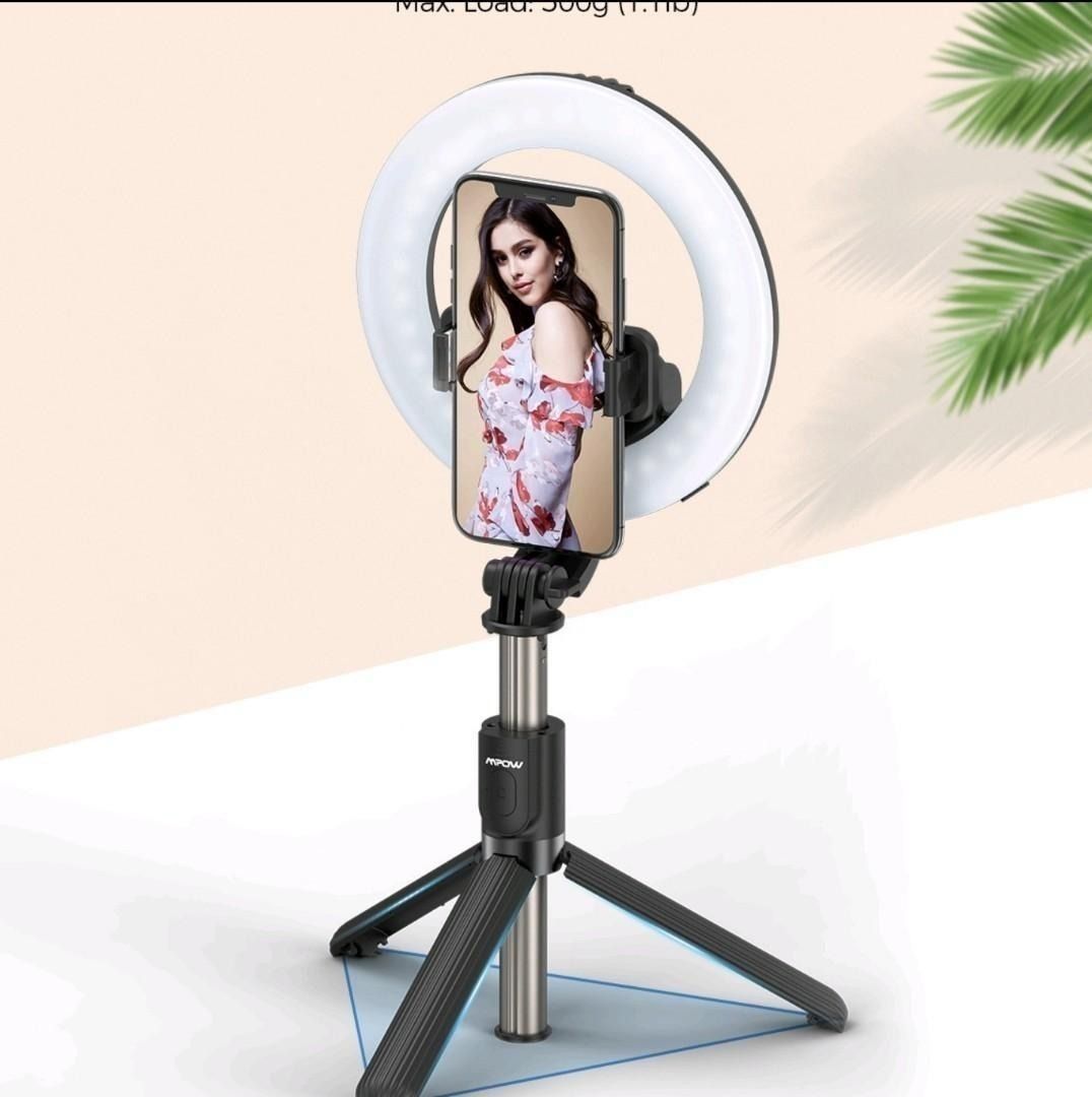 [B1064] MPOW PA213B Selfie Ring Light with Tripod Stand and Phone