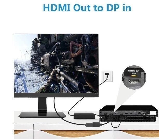 [B1143] FOINNEX HDMI Male to DP Female Converter Adapter 4K60Hz PC to