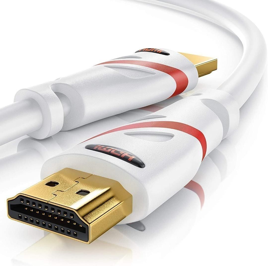 CSL Câble HDMI 2.1 8 K @ 60 Hz 4 K @ 120 Hz avec DSC – HDMI 2.1 2.0a 2.0b –  3D – High Speed Ethernet – HDTV – UHD II – Dynamic HDR-10+ – eARC –