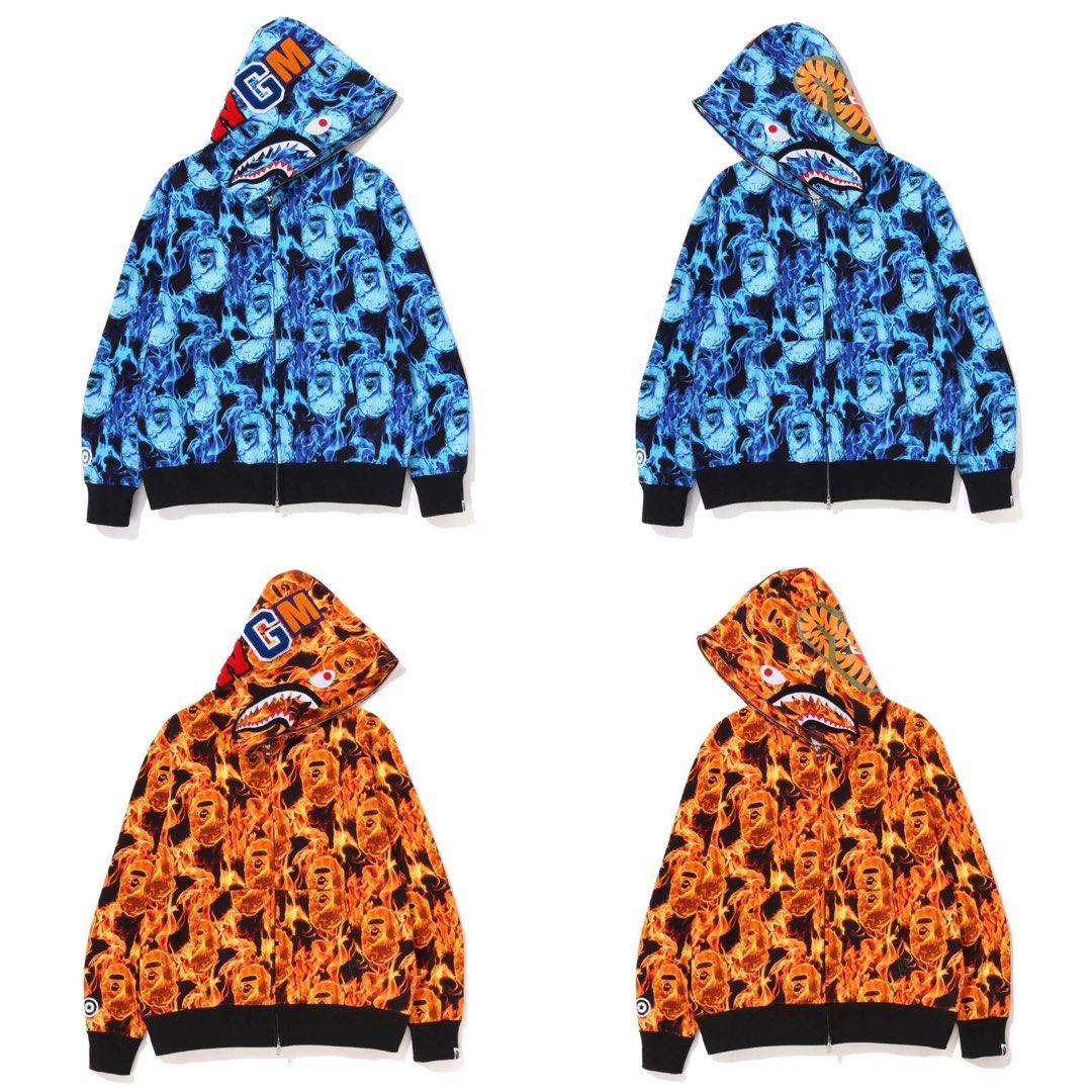 Bape flame new arrivals hoodie