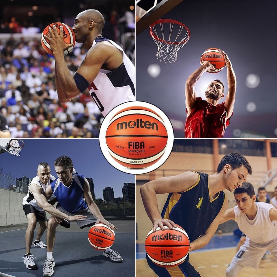 Basketball FIBA Indoor Outdoor Basketball Court Training Ball Size 7