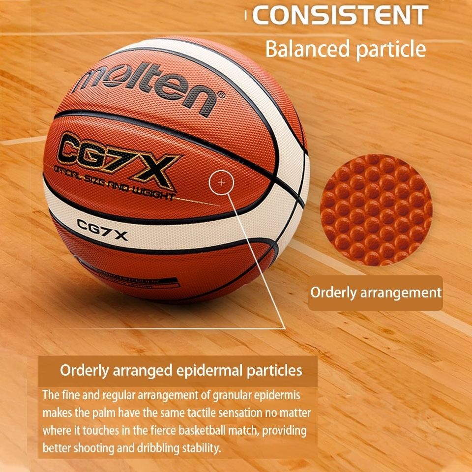 Basketball FIBA Indoor Outdoor Basketball Court Training Ball Size 7