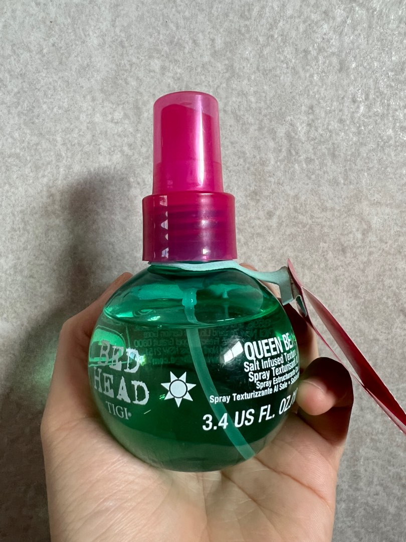 Bed Head by TIGI Queen Beach Salt Infused Spray (100ml), Beauty & Personal Care, Hair on Carousell