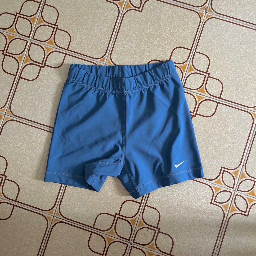 Blue Nike Booty Shorts / Tights, Women's Fashion, Activewear on Carousell