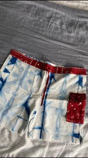 Blue Tie Dye Shorts