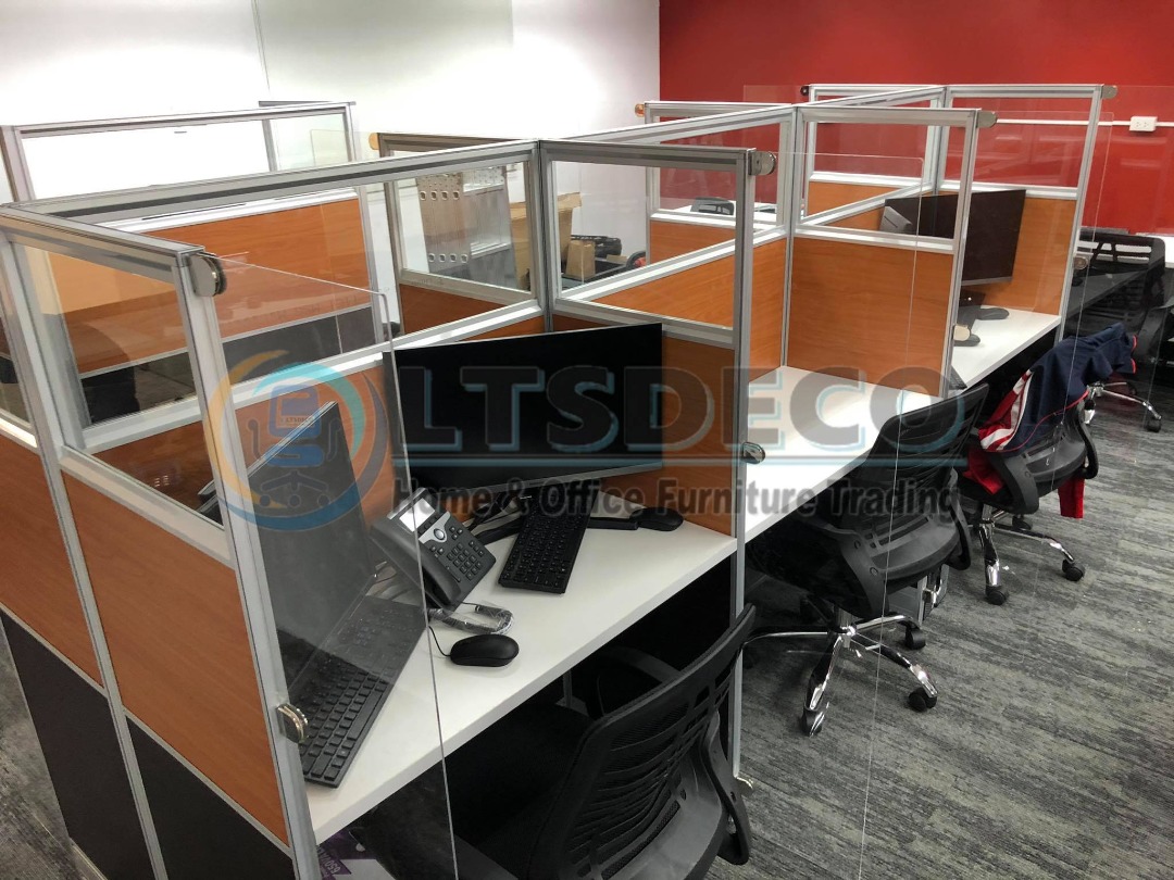 BPO CALL CENTER TABLE OFFICE PARTITION WORKSTATION CUBICLES OFFICE FURNITURE,  Furniture & Home Living, Office Furniture & Fixtures on Carousell