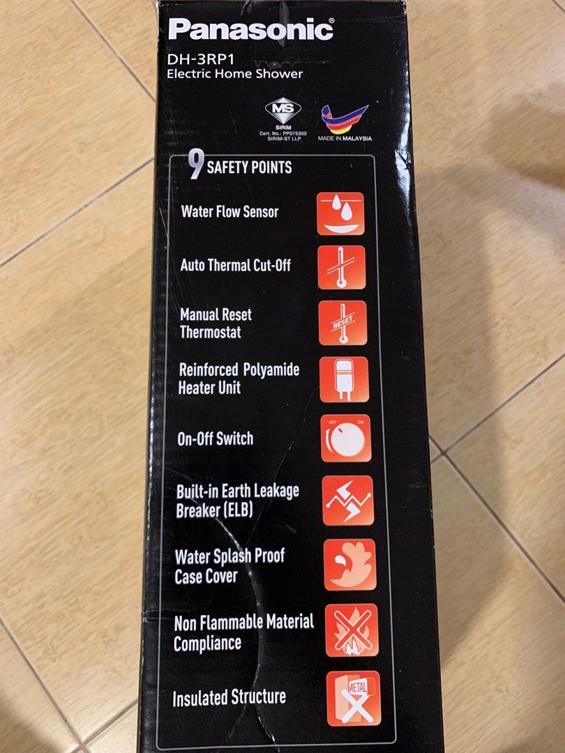 Brand new panasonic DH- 3RP1 water heater, TV u0026 Home Appliances, Water  Heater u0026 Instant Showers on Carousell