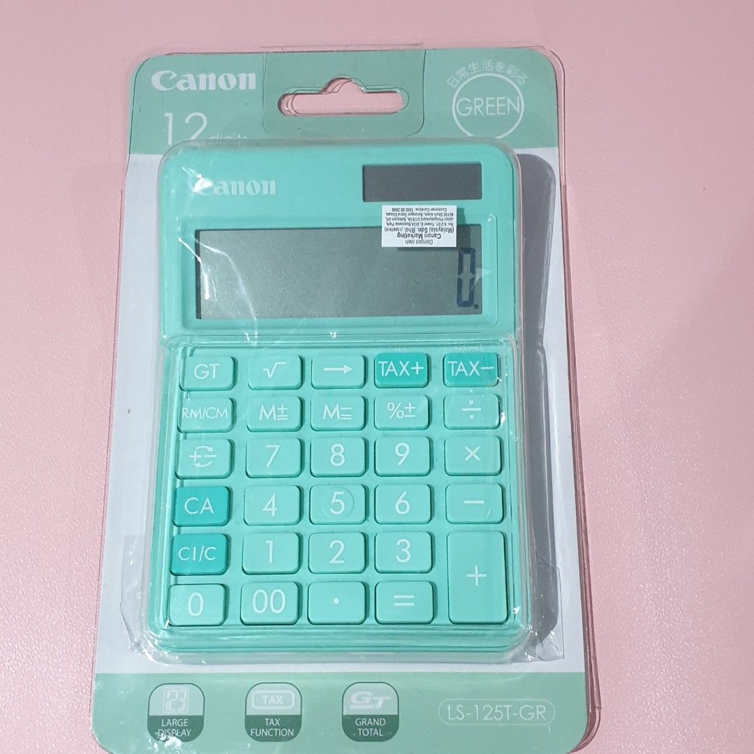 Canon Calculator (Good as New), Computers & Tech, Office & Business ...