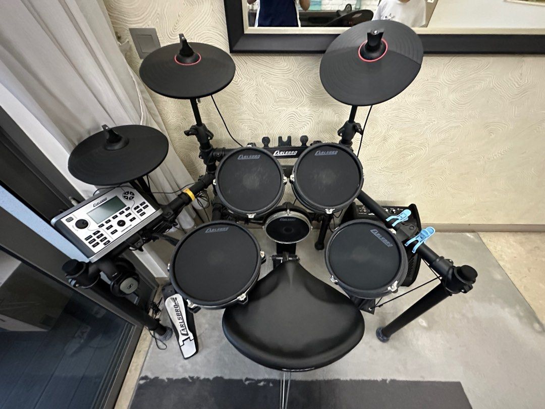 Carlsbro CSD400 Mesh Electronic Drum Kit (with stool) and EDA30 Drum