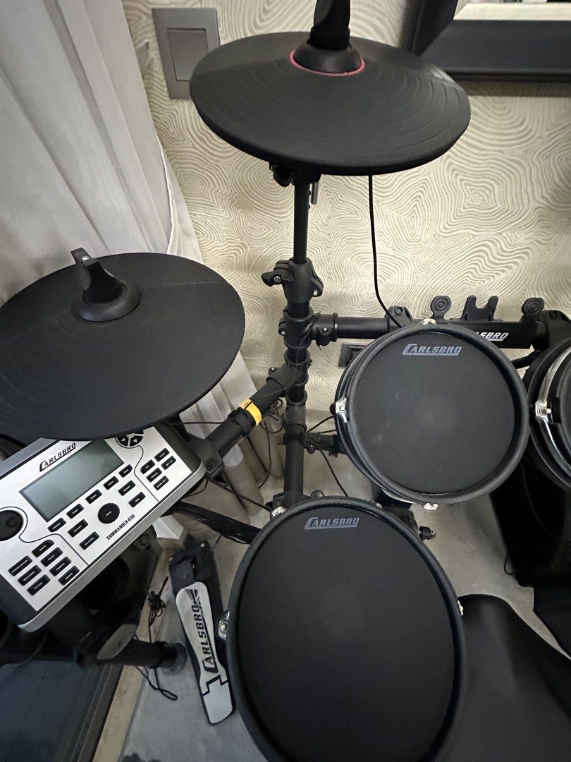 Carlsbro CSD400 Mesh Electronic Drum Kit (with stool) and EDA30 Drum