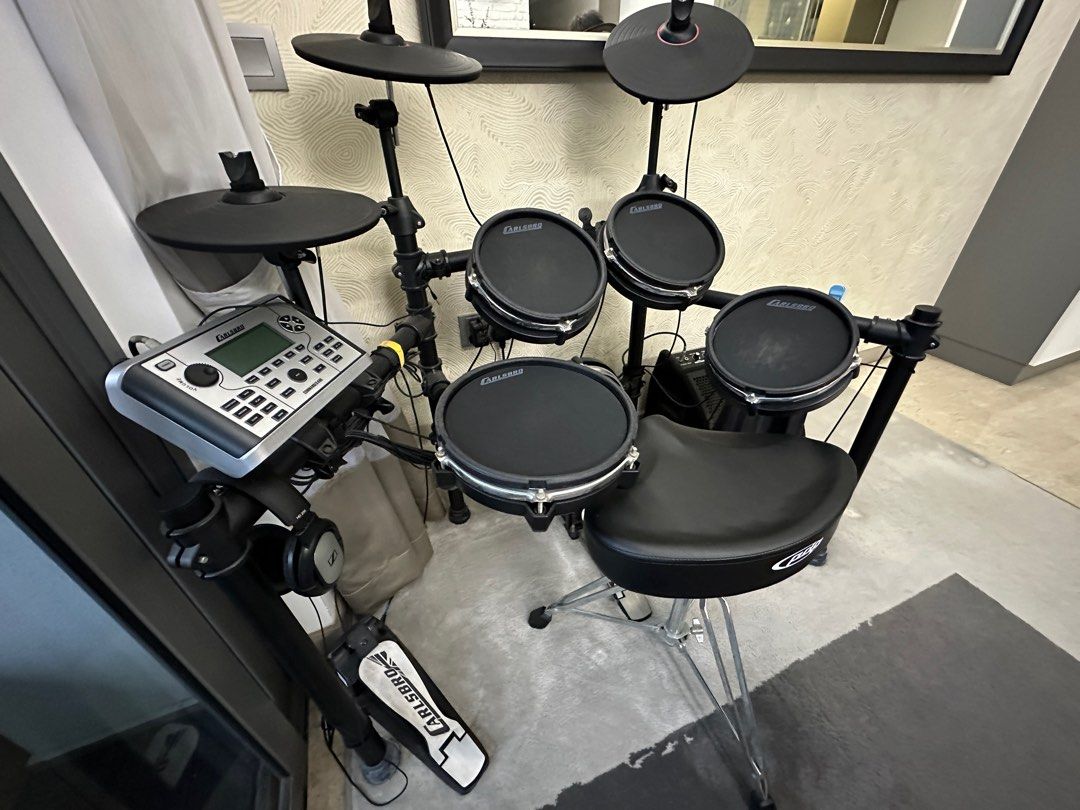 Carlsbro CSD400 Mesh Electronic Drum Kit (with stool) and EDA30 Drum