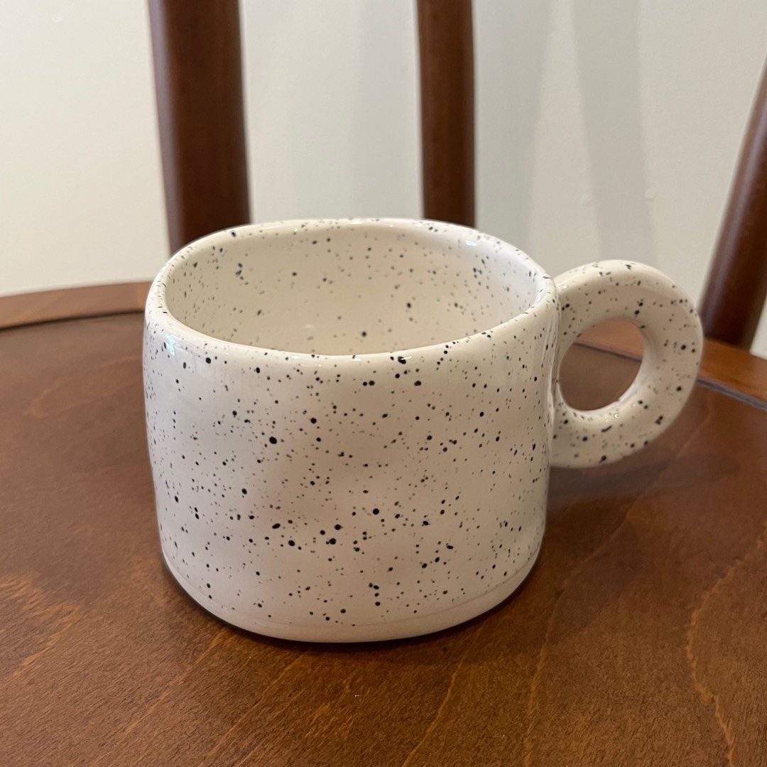 Cereal coffee tea aesthetic ceramic cup, Furniture & Home Living
