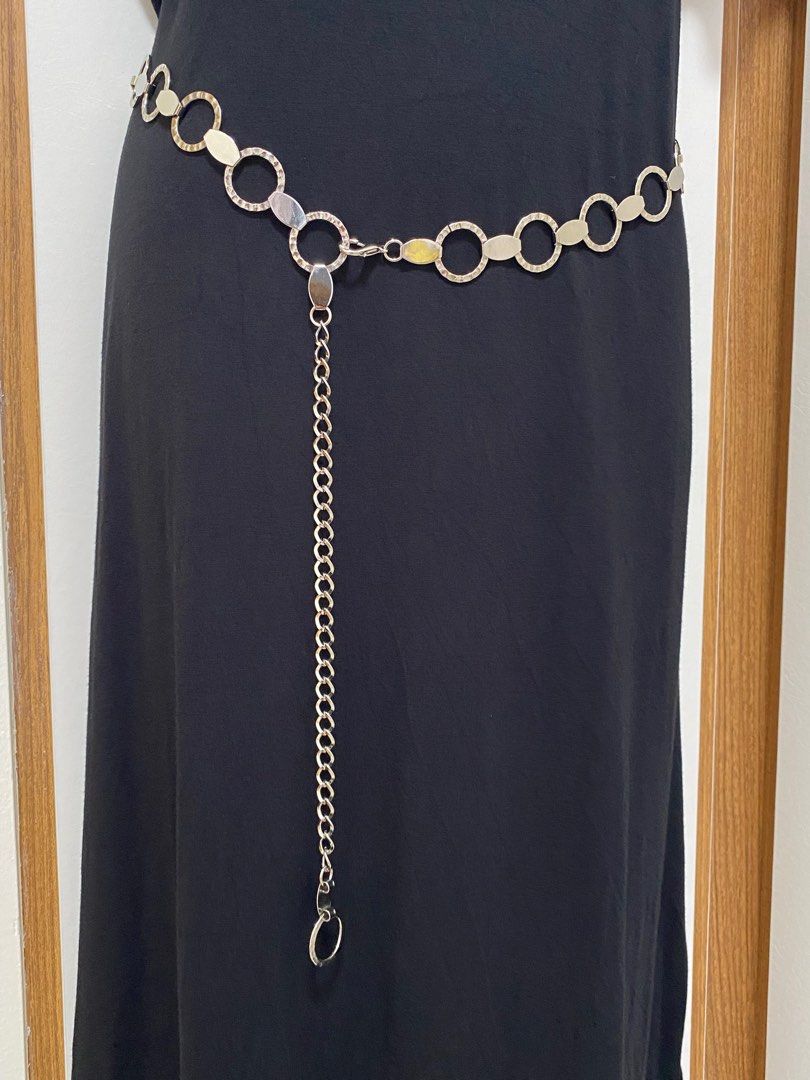 Chain Belt Metal Circles, Women's Fashion, Watches & Accessories, Belts