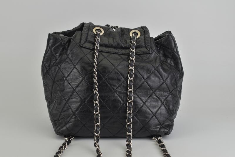 Chanel Beijing 2 in 1 Quilted Black Lambskin Backpack, Luxury, Bags &  Wallets on Carousell