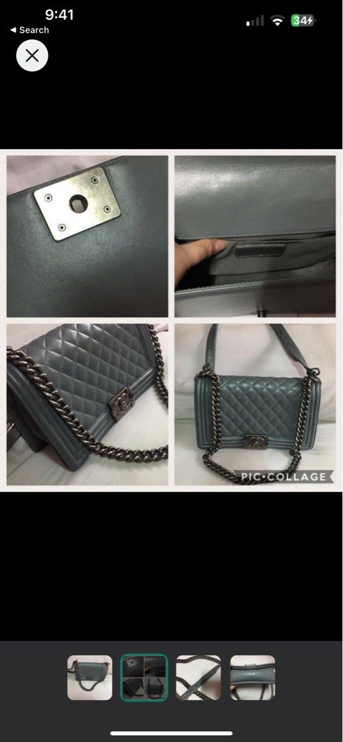 Chanel Le boy (Category: Luxury Bags & Wallets) located in Makati City. Submitted by luxedeclutter (Listing ID 1212978772, Image 2). Description: Slightly used good condition .