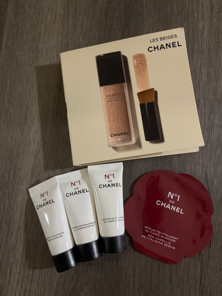 Chanel samples / Chanel mini brush / Chanel No 1 serum, Beauty
