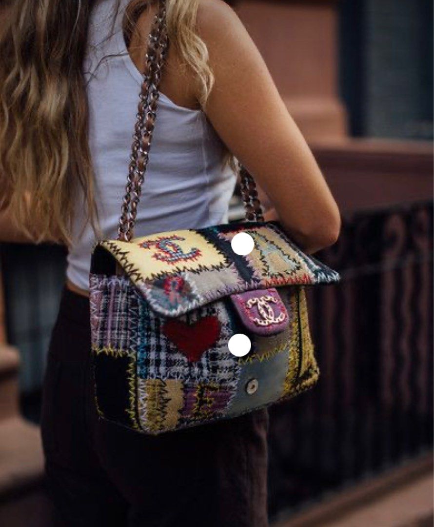 chanel pvc patchwork bag