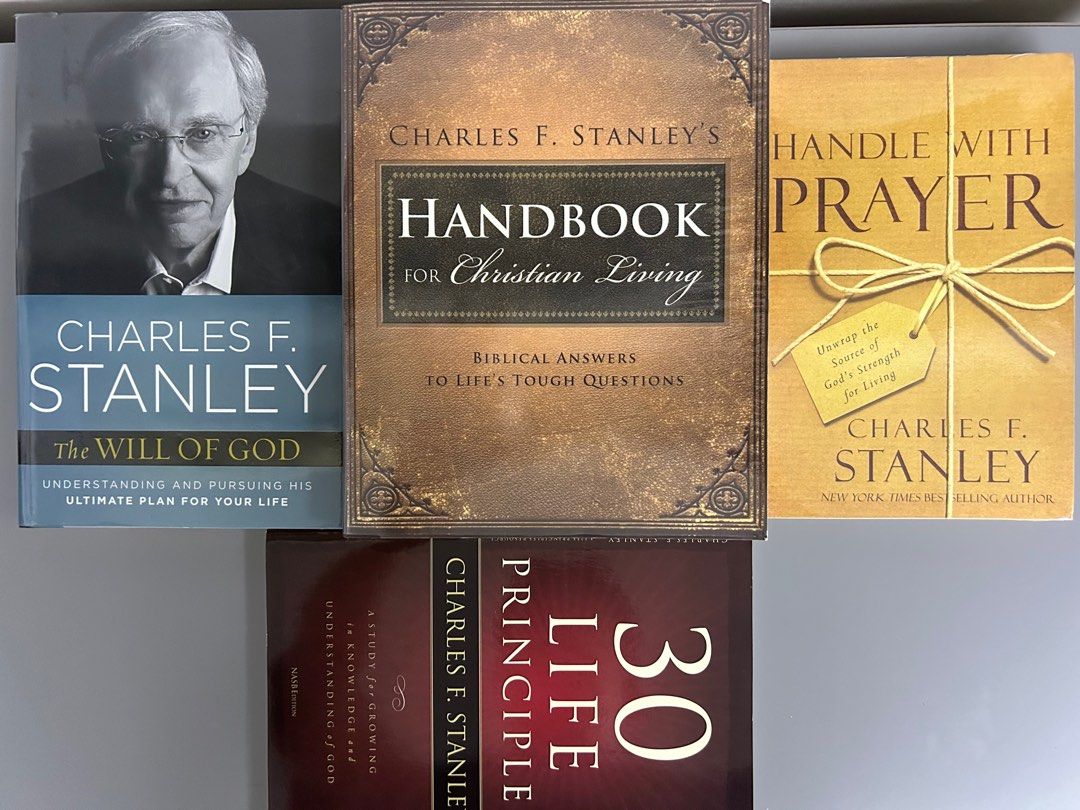 Charles Stanley books Christian, Hobbies & Toys, Books & Magazines