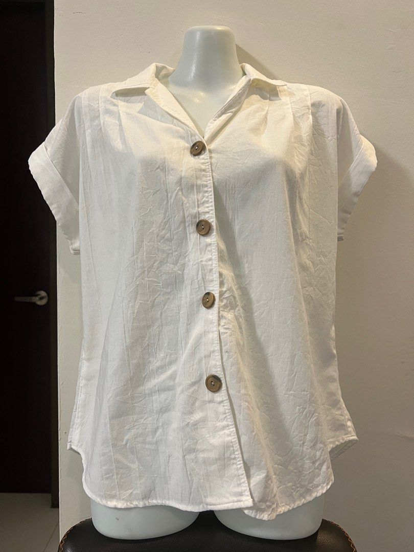 CHEAP WHITE TOPS THRIFTED CLOTHES Women s Fashion Tops Blouses