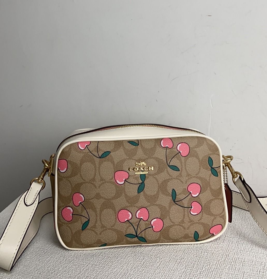 Coach new camera series CF423 cherry camera crossbody double