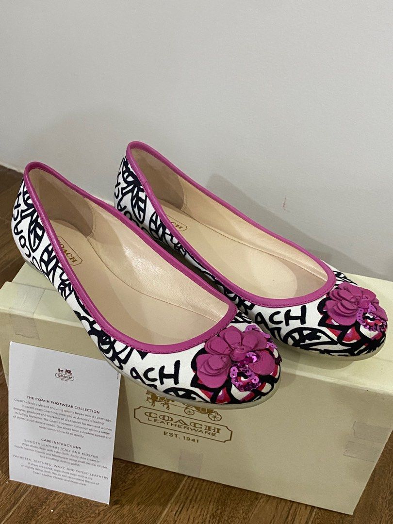 Coach poppy flats online