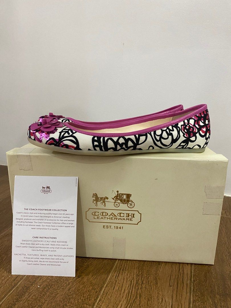 Coach sale poppy flats