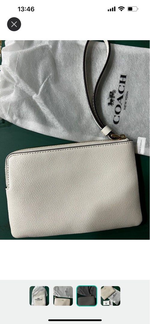 Coach wristlet, Women's Fashion, Bags & Wallets, Purses & Pouches on